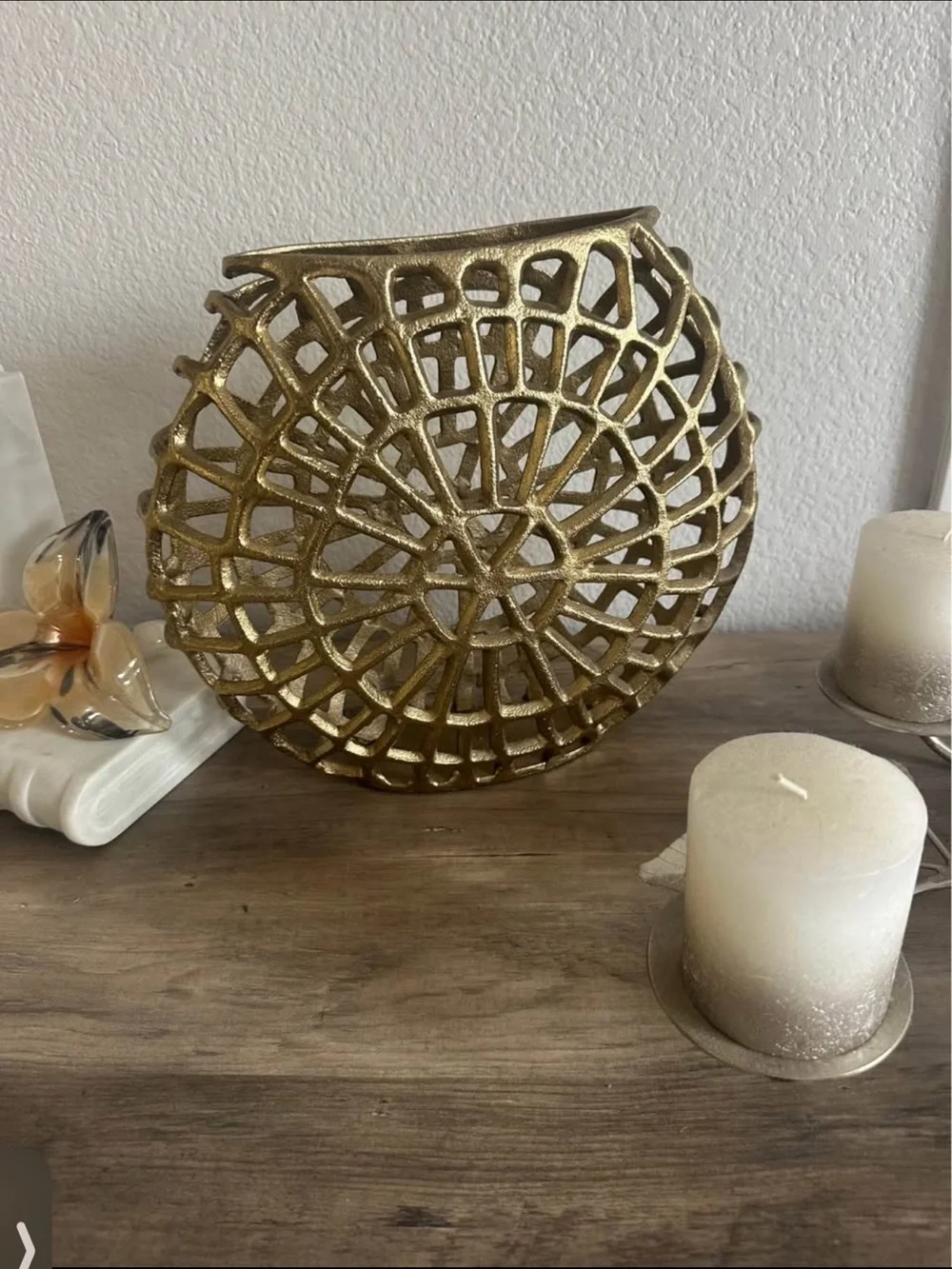 Gold Decorative Metal Sculpture